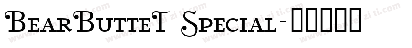 BearButteT Special字体转换